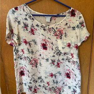 Floral Print Women's Top